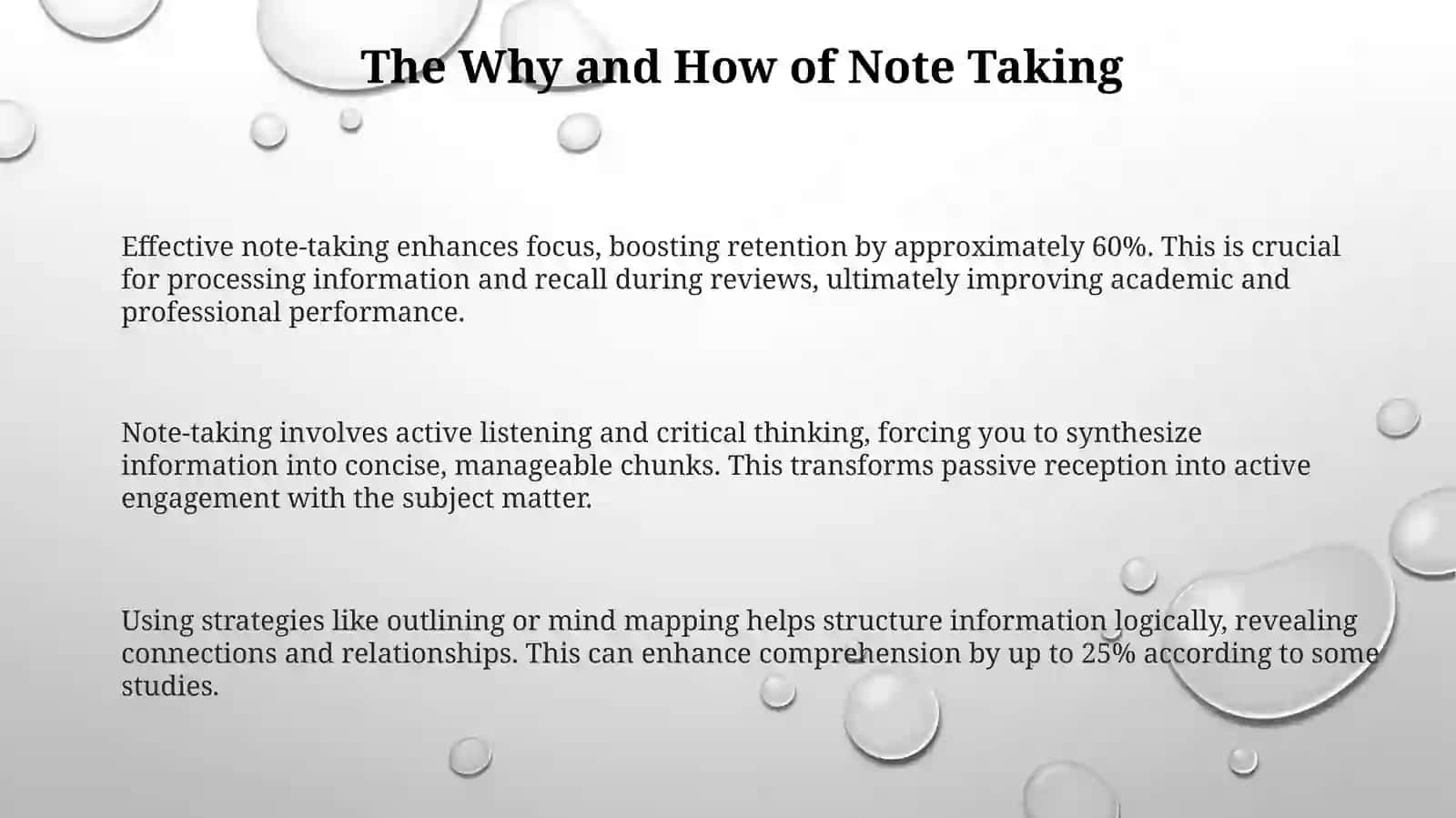 Note taking strategies 3