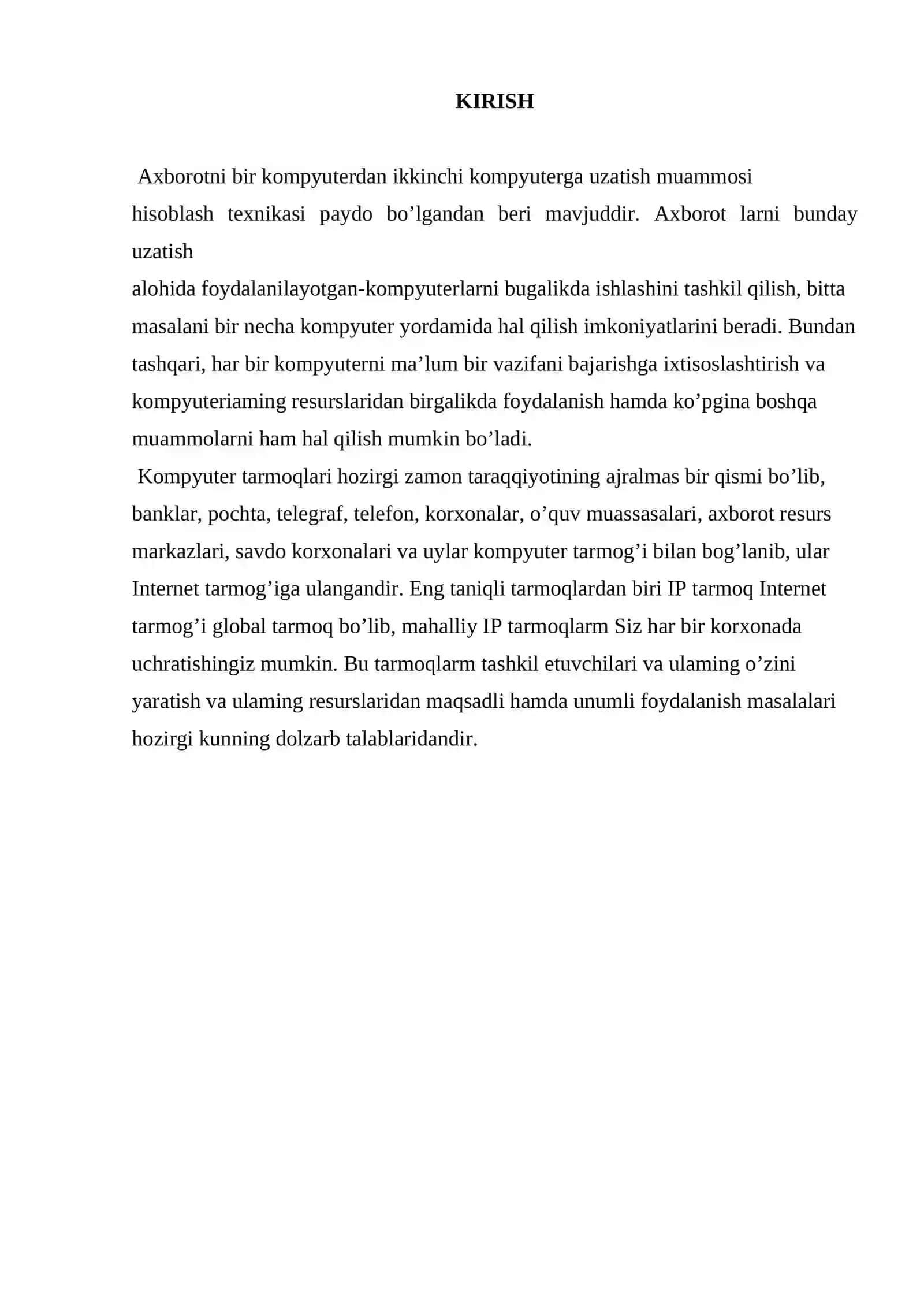 Kompyuter tarmog’ining dasturiy ta’minoti 3