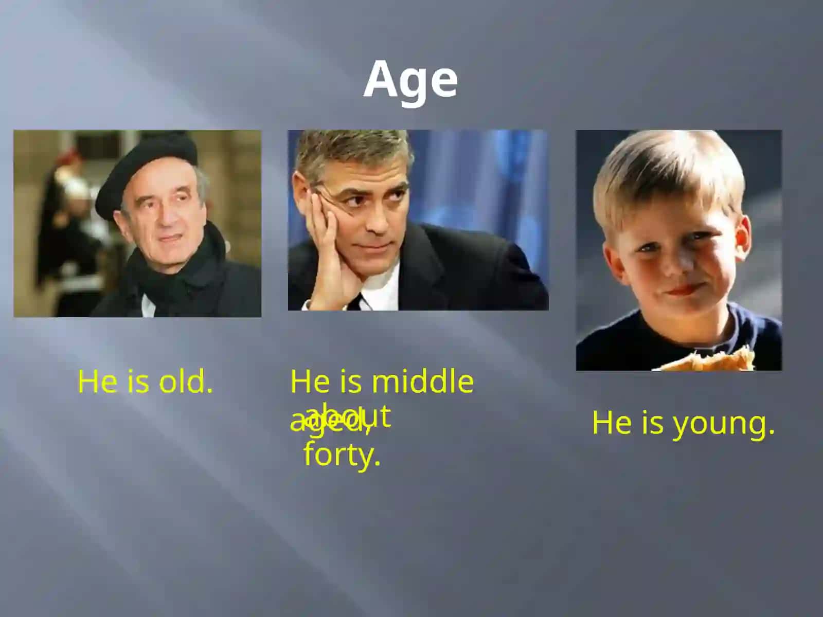 describing people's appearance idioms 3