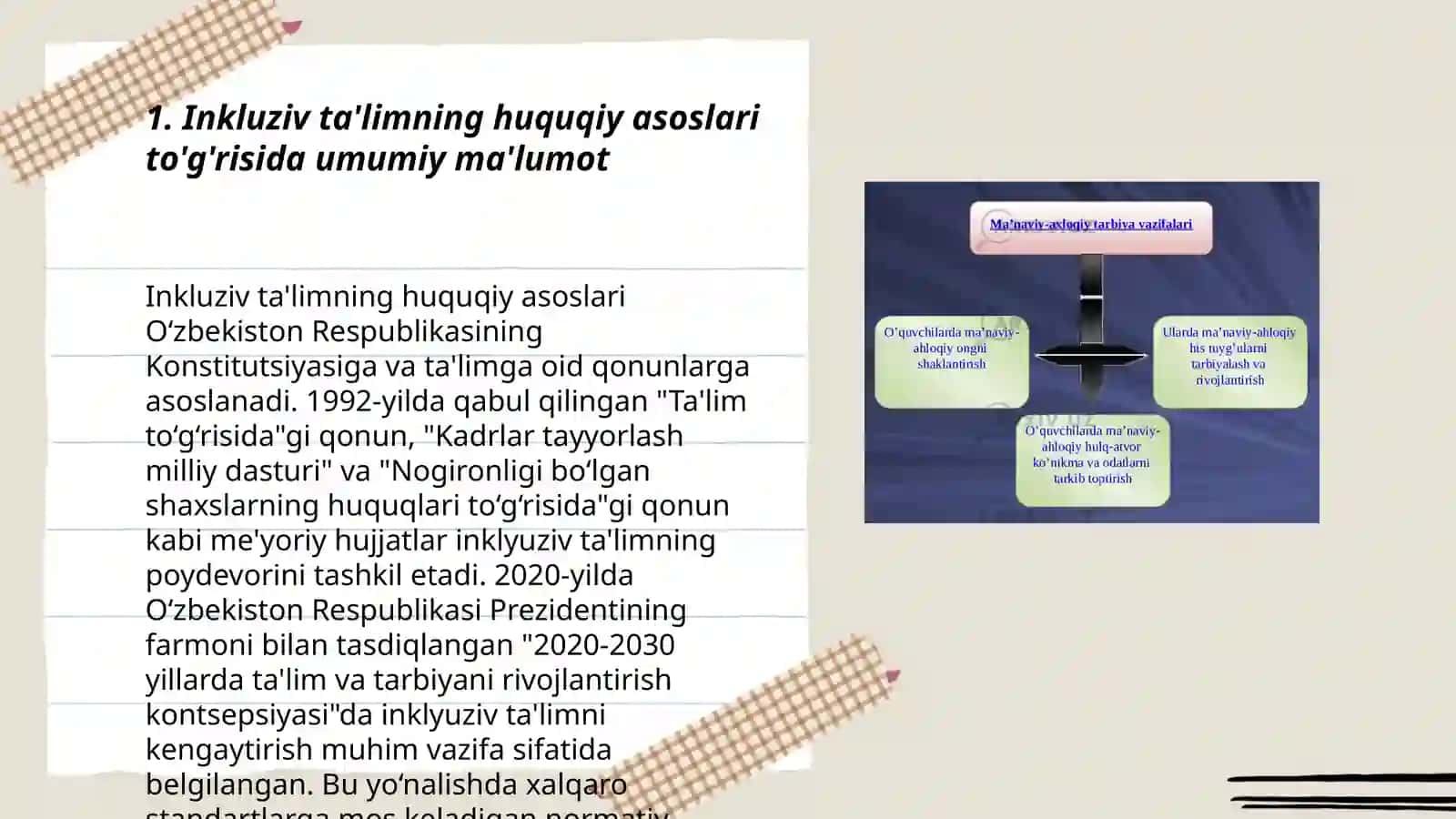 Inkluziv talimning huquqiy asoslari 3