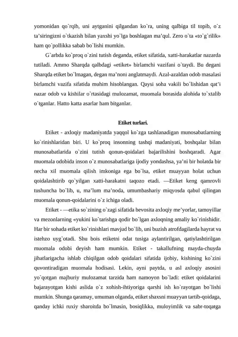 Etiket turlari 3