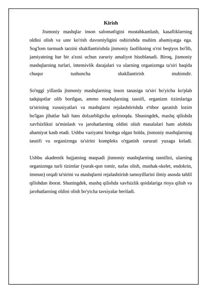 Jismoniy mashqlar klassifikatsiyasi 3