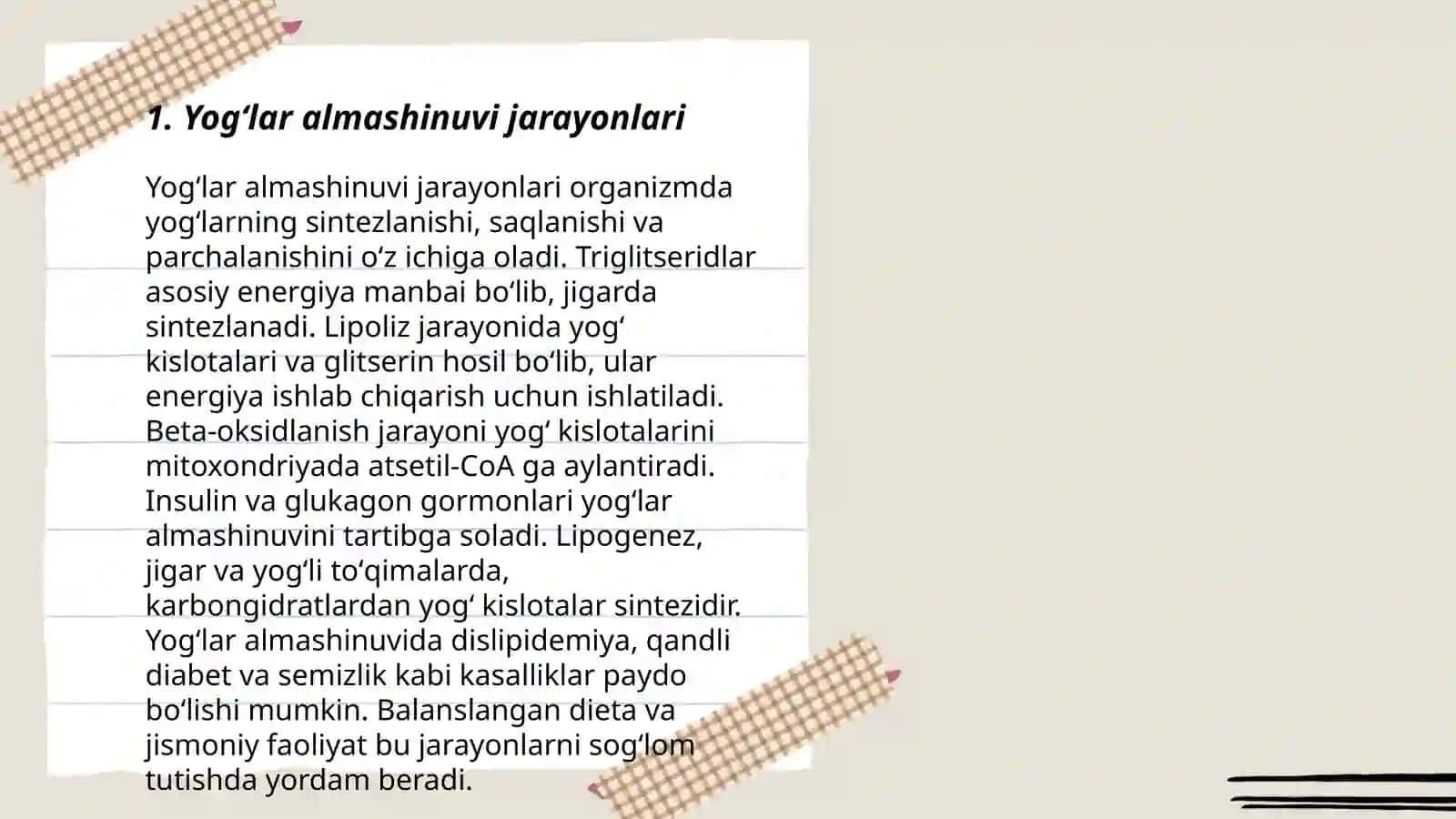 Yogʻlar almashinuvining irsiy buzilishlari 3