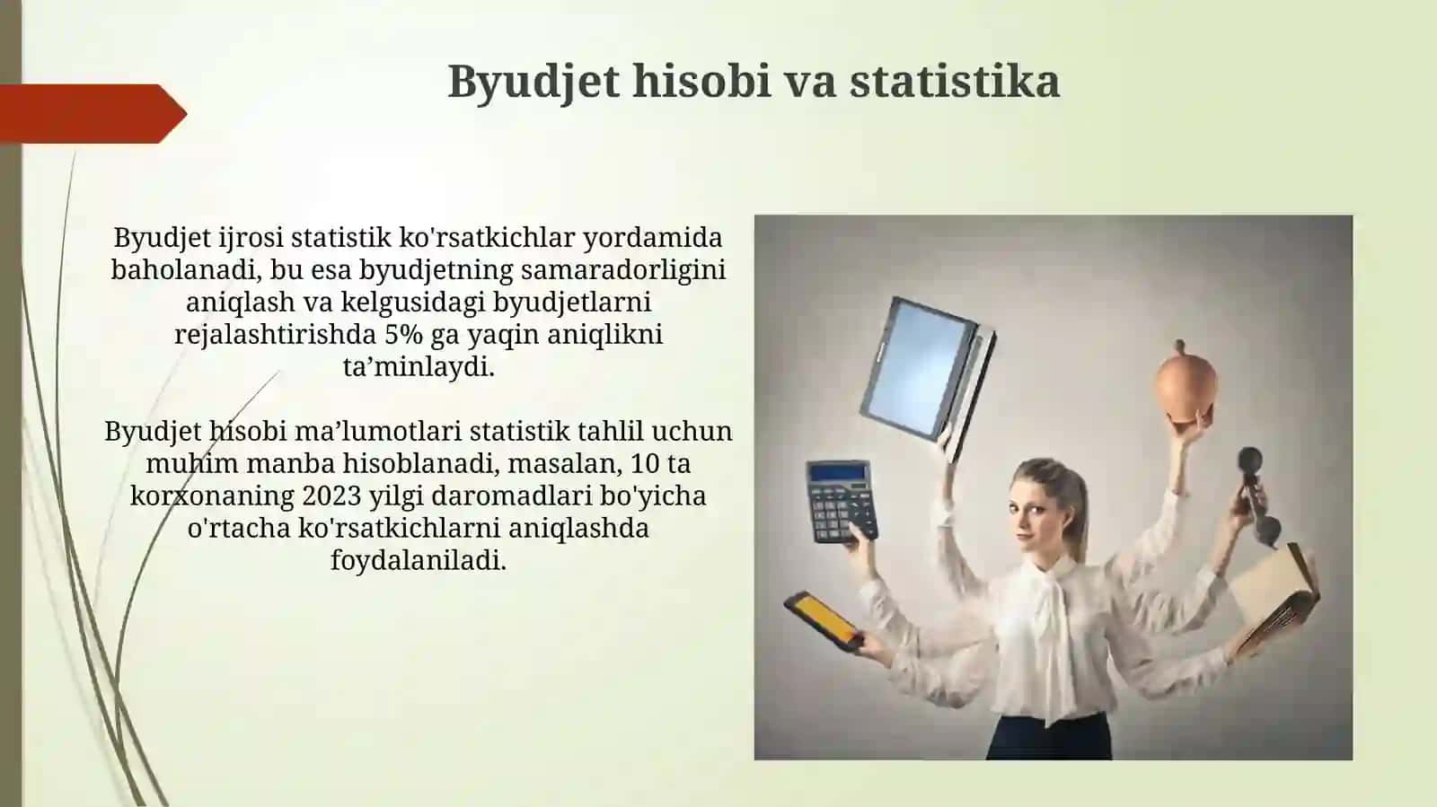 Byudjet hisobining boshqa maxsus fanlar bilan aloqasi 3