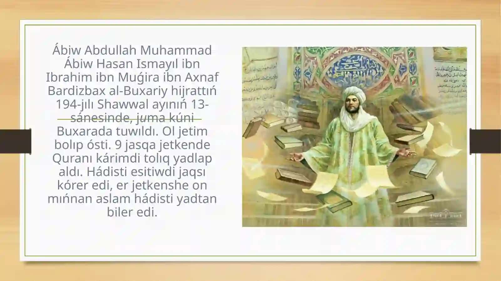Imam Buxariy hám Imam Termiziy hádis ilimine qosqan úleslerin salıstırıw analizi 3