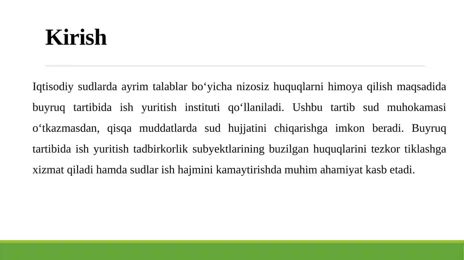 Buyruq tartibida ish yuritish tushunchasi va tartibi. 3