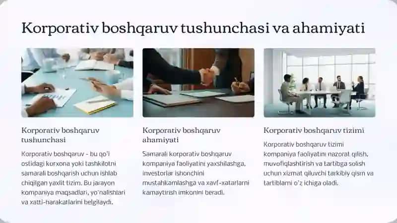 Korporativ boshqaruvning nazariyasoslari 3