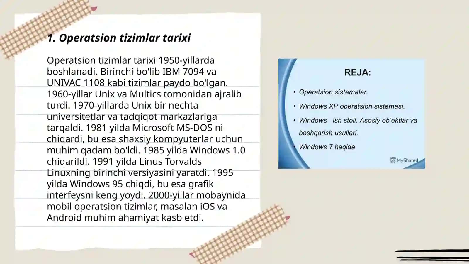 Operatsion sistema turleri 3