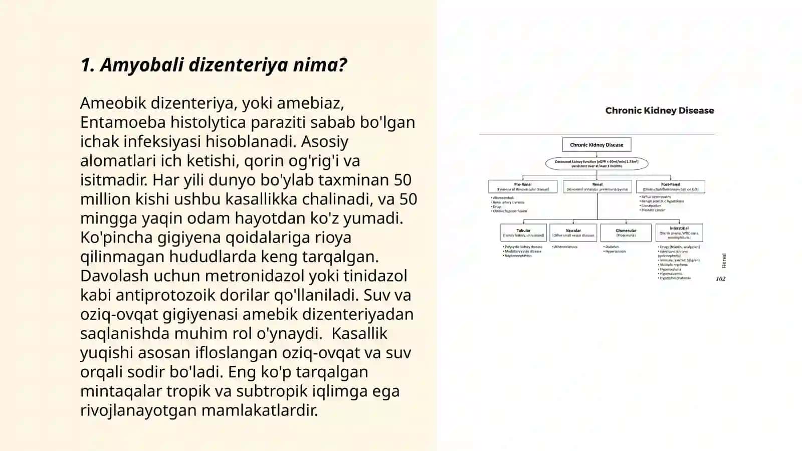 Amyobali dizenteriya va ular keltirib chiqargan kasalliklar, laborator tashhisi 3