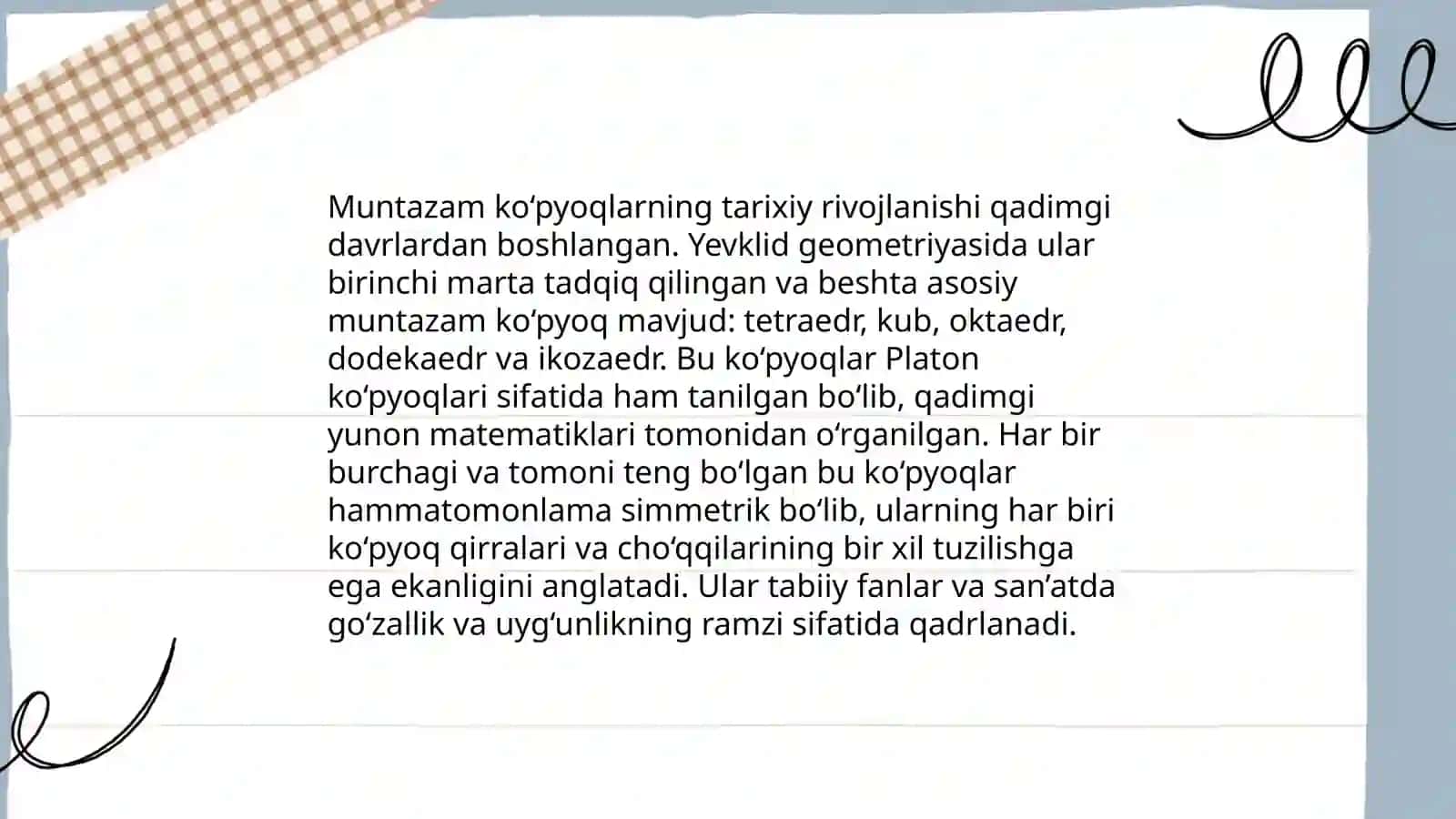 Muntazam kòpyoqlar 3
