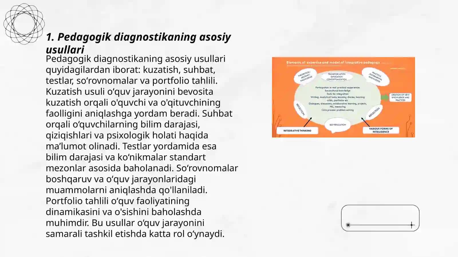 Pedagogik diagnostika va pedagogik korreksiya. Korreksion pedagogika 3