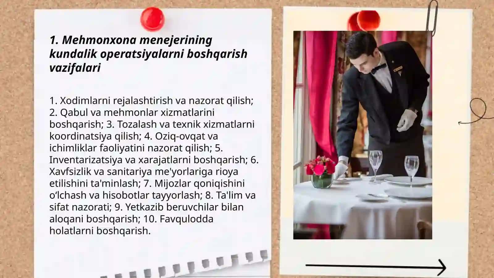 Mehmonxona menejerining vazifalari va xaqlaro mehmonxonalardagi tajribasi 3
