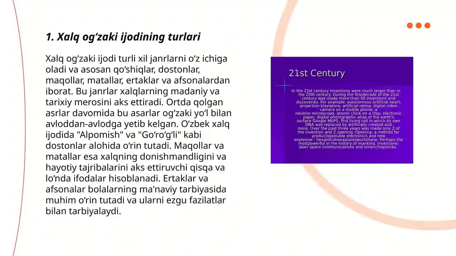 Xalq oğzaki ijodida tarbiya masalalarining yoritilishi 3