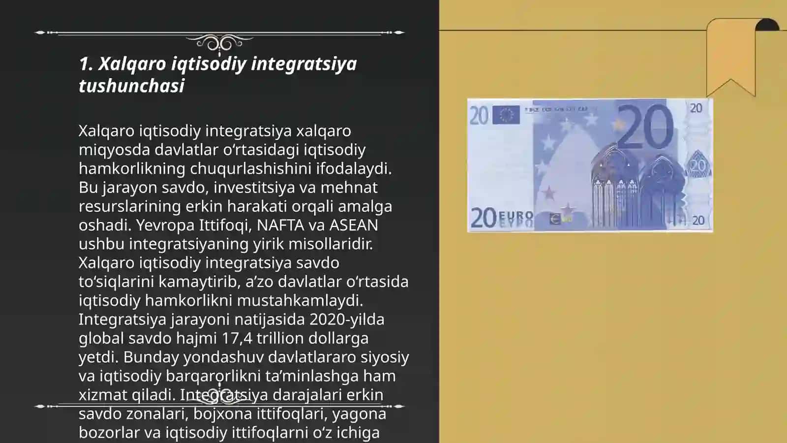Xalqaro iqtisodiy integratsiya va Oʻzbekistonning jahon hamjamiyatiga kirib borishi 3
