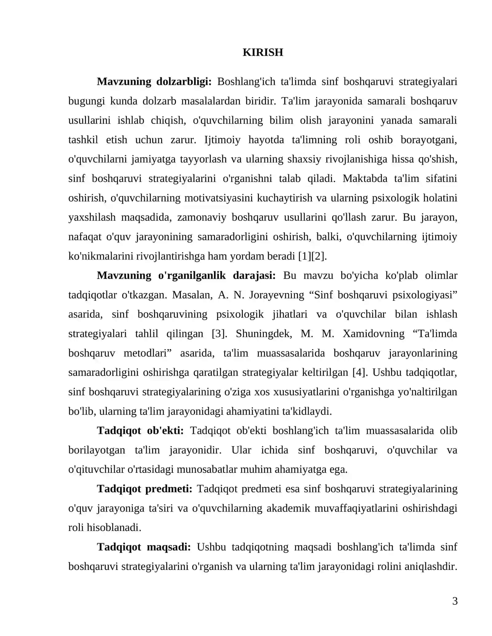 Boshlangʻich taʼlimda sinf boshqaruvi strategiyalari 3