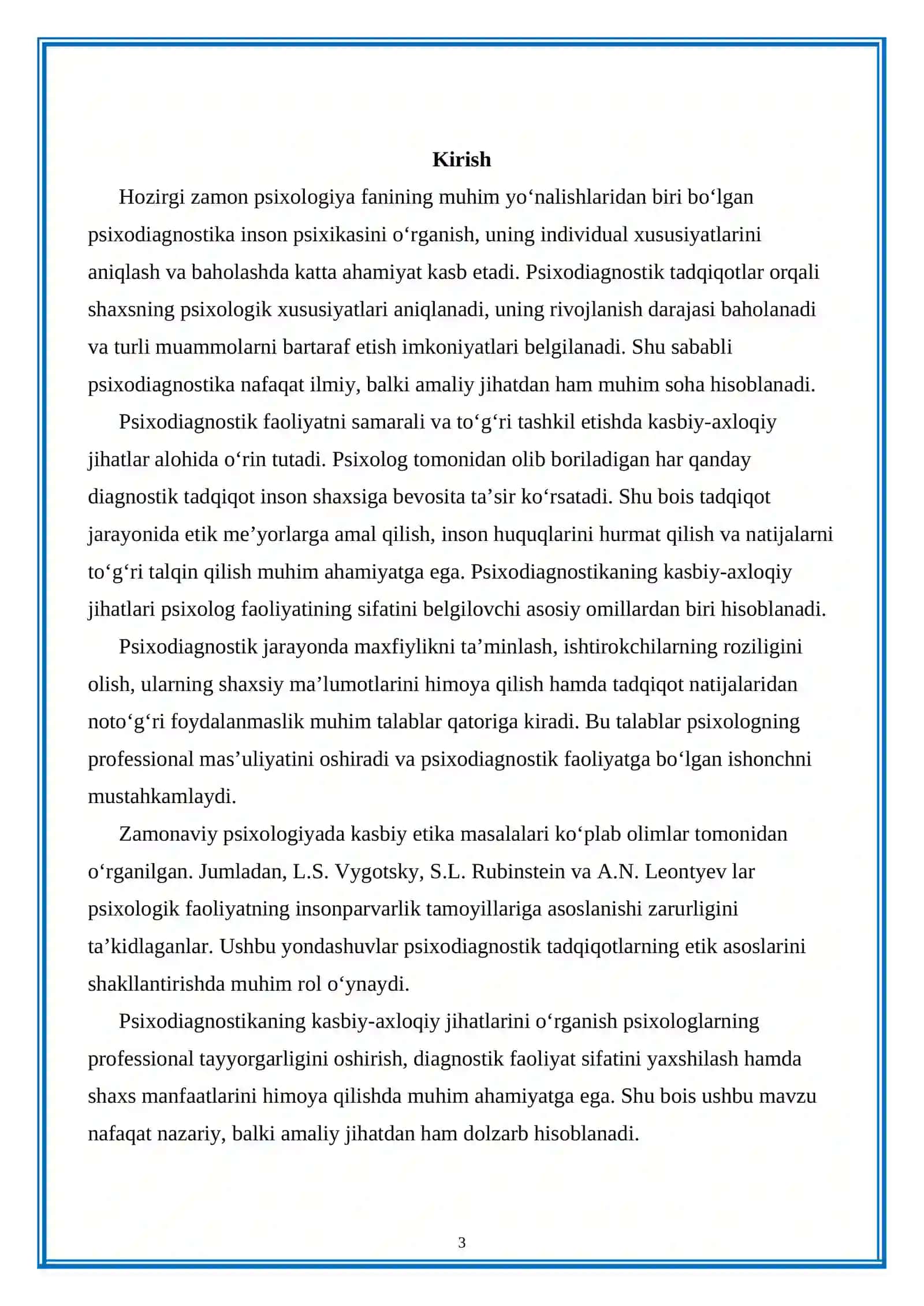 Psixodiagnostika nazariyasi va amaliyoti 3