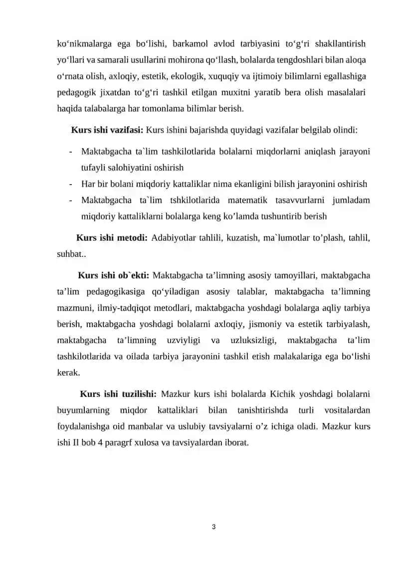 Kichik yoshdagi bolalarni buyumlarning miqdor kattaliklari bilan tanishtirishda turli vositalardan foydalanish 3