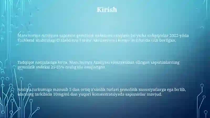 Manchuriya Araliyasi Saponinlari 3