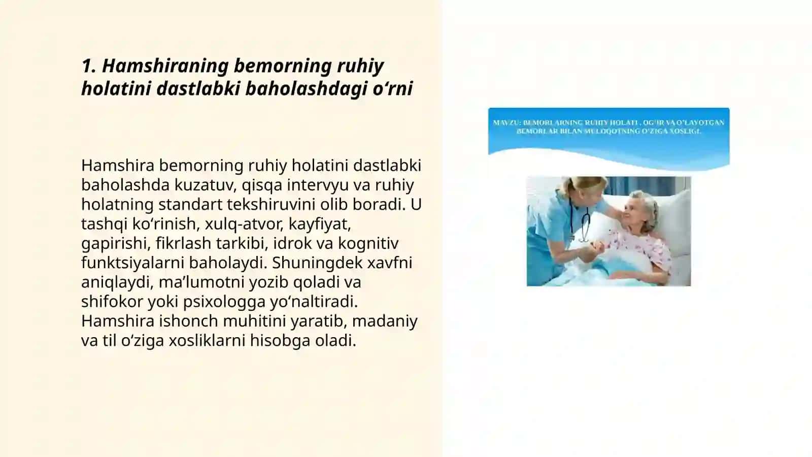 Ruhiy salomatlikni himoya qilishda hamshiraning oʻrni 3