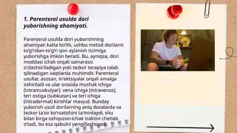 Parenteral Usulda Dori Yuborishning Ahamiyati 3