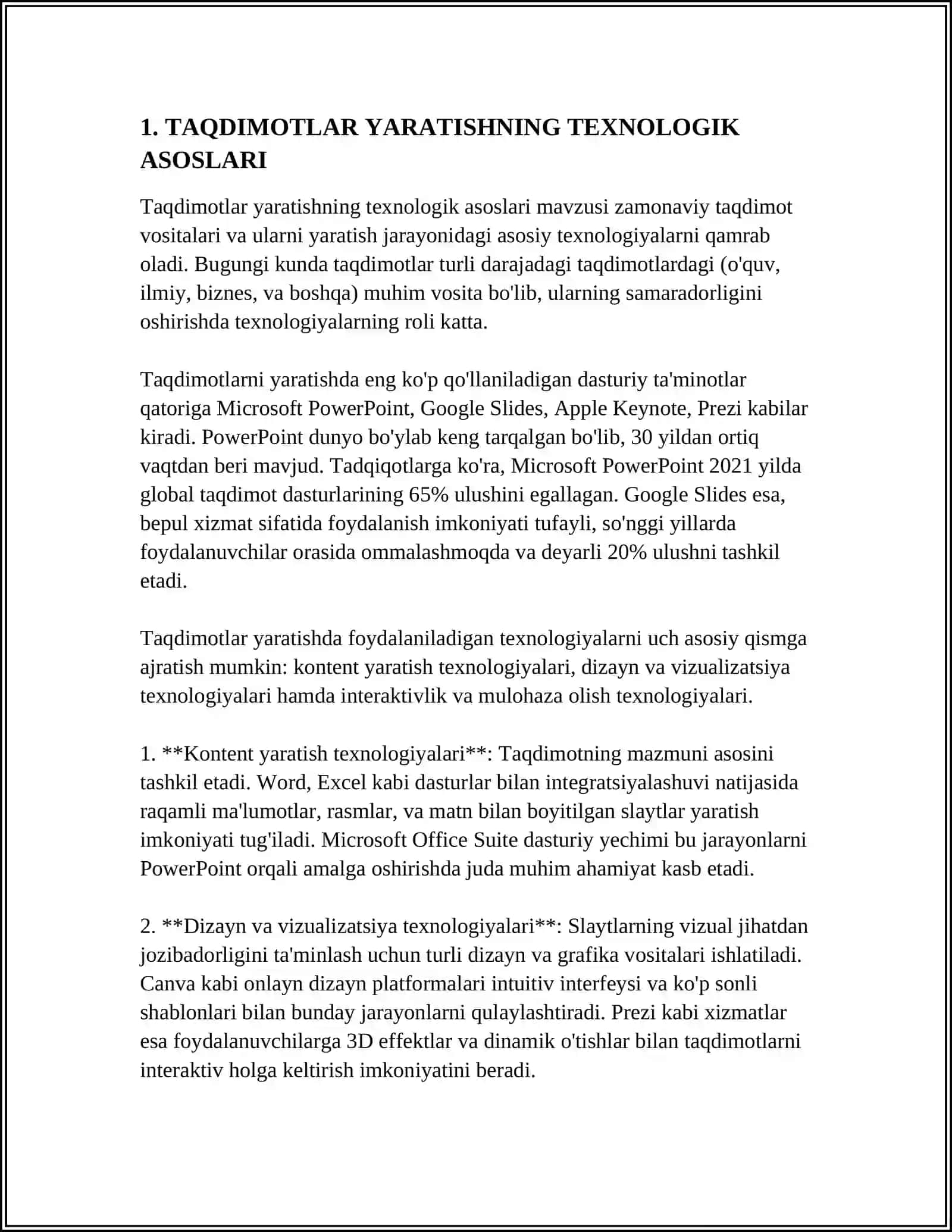 TAQDIMOTLAR YARATISH DASTURIY VOSITALARI 3