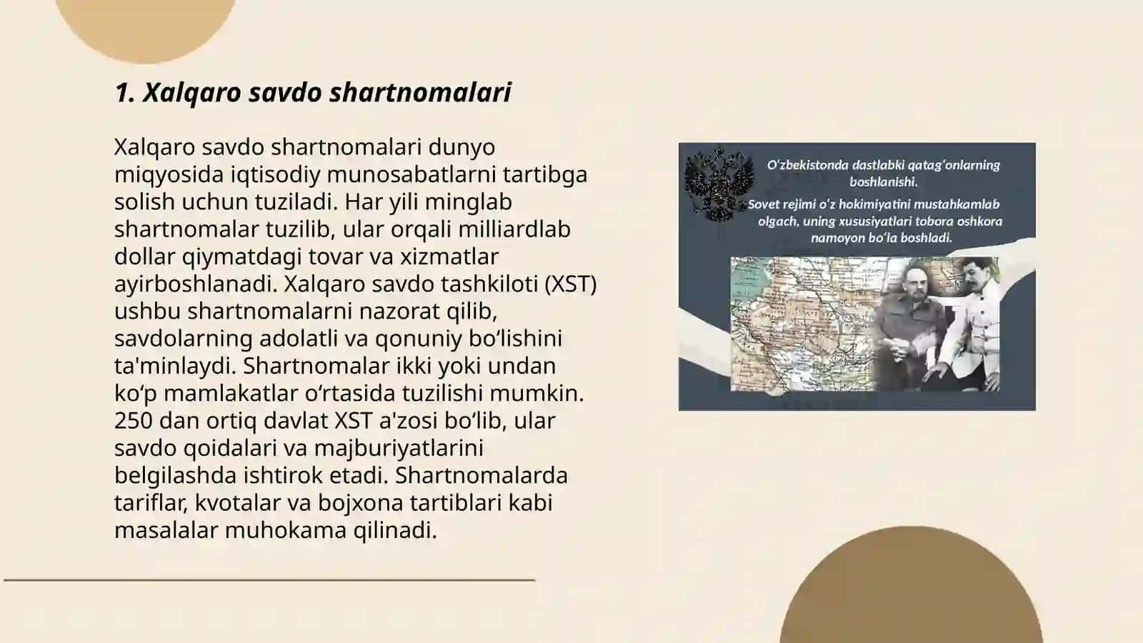 Xalqaro savdo siyosati 3