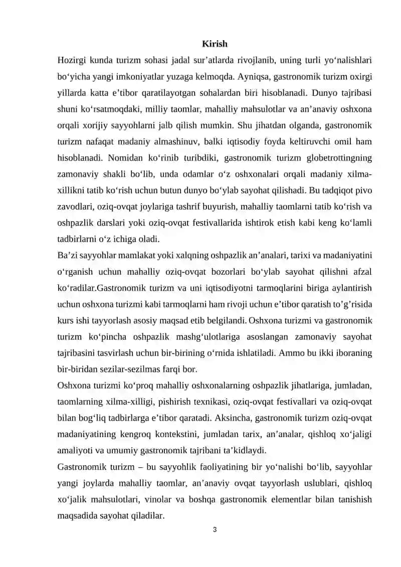 ITALIYA GASTRONOMIK TURIZMI TAJRIBASINI O'RGANISH 3