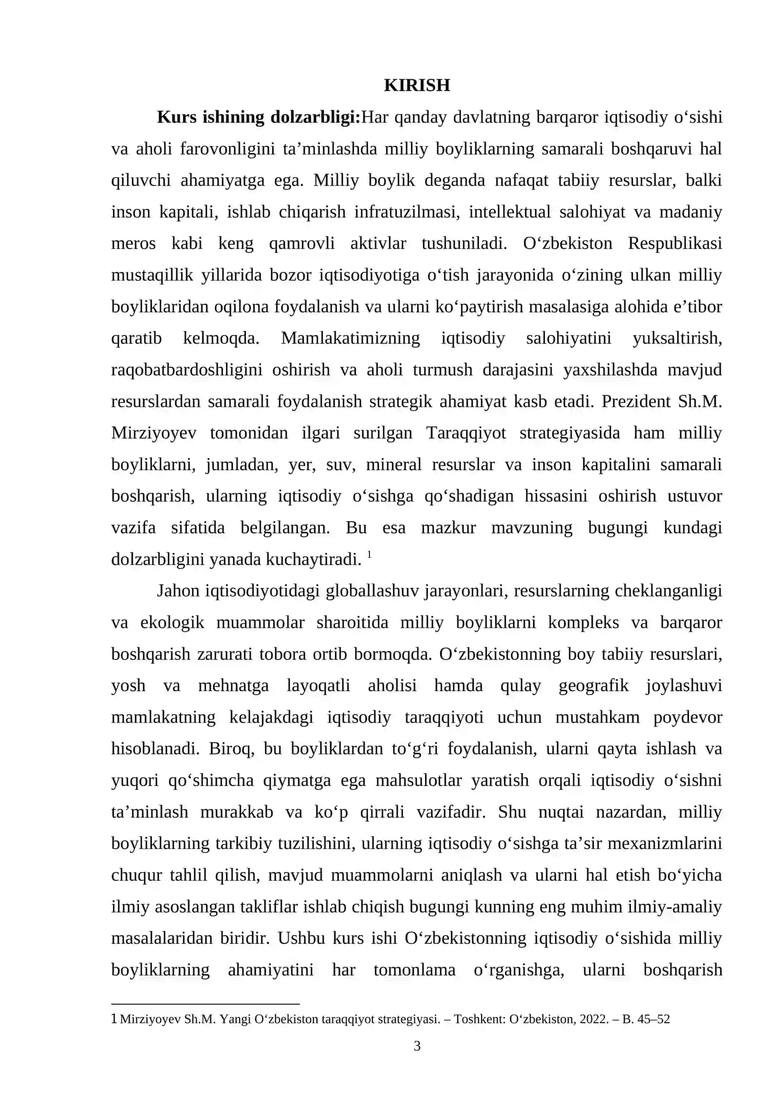 Oʻzbekiston iqtisodiy oʻsishida milliy boyliklarning ahamiyati 3