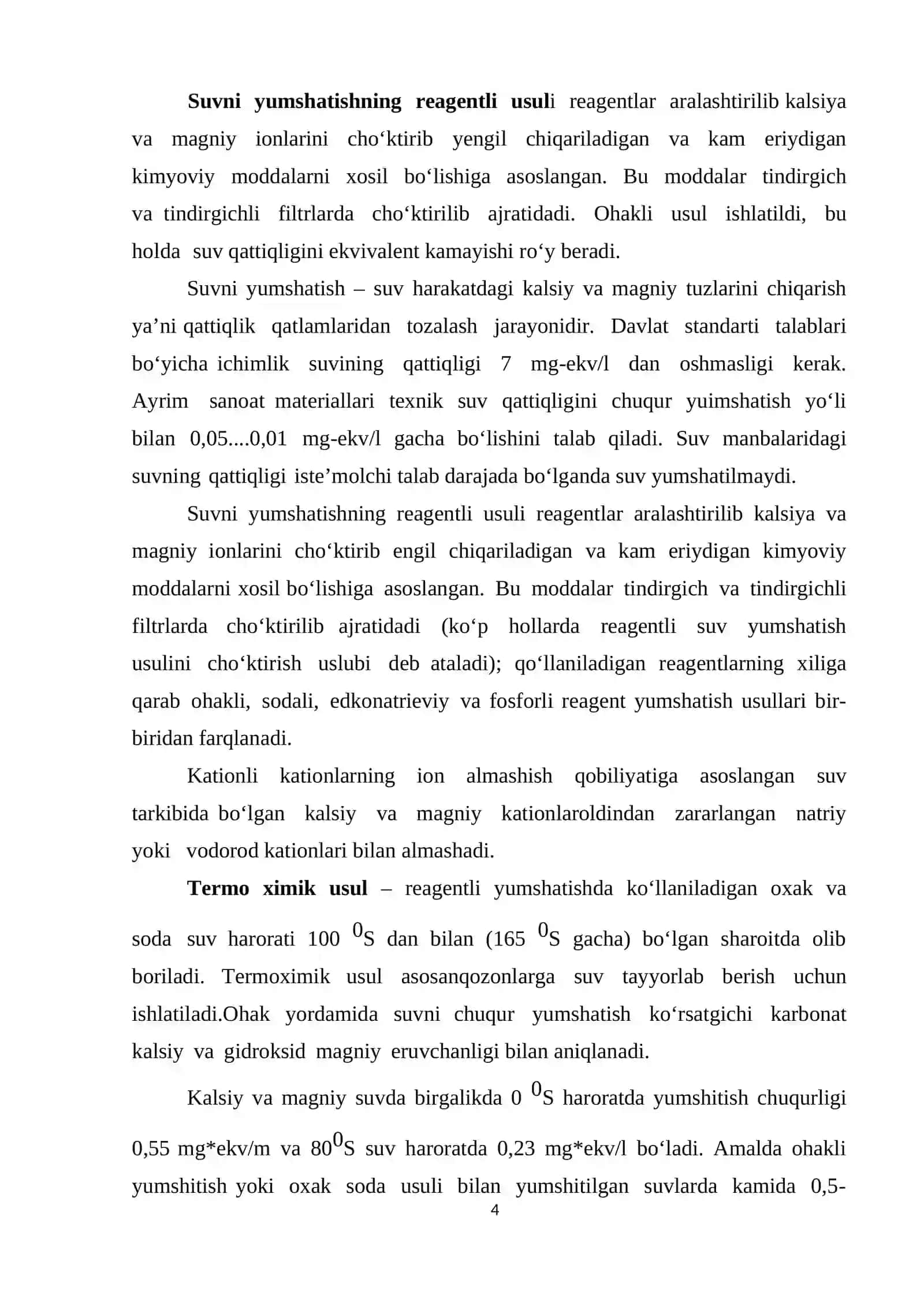 Suvning Qattiqligi Uni Yumshatishning Texnikadagi Ahamiyati 3