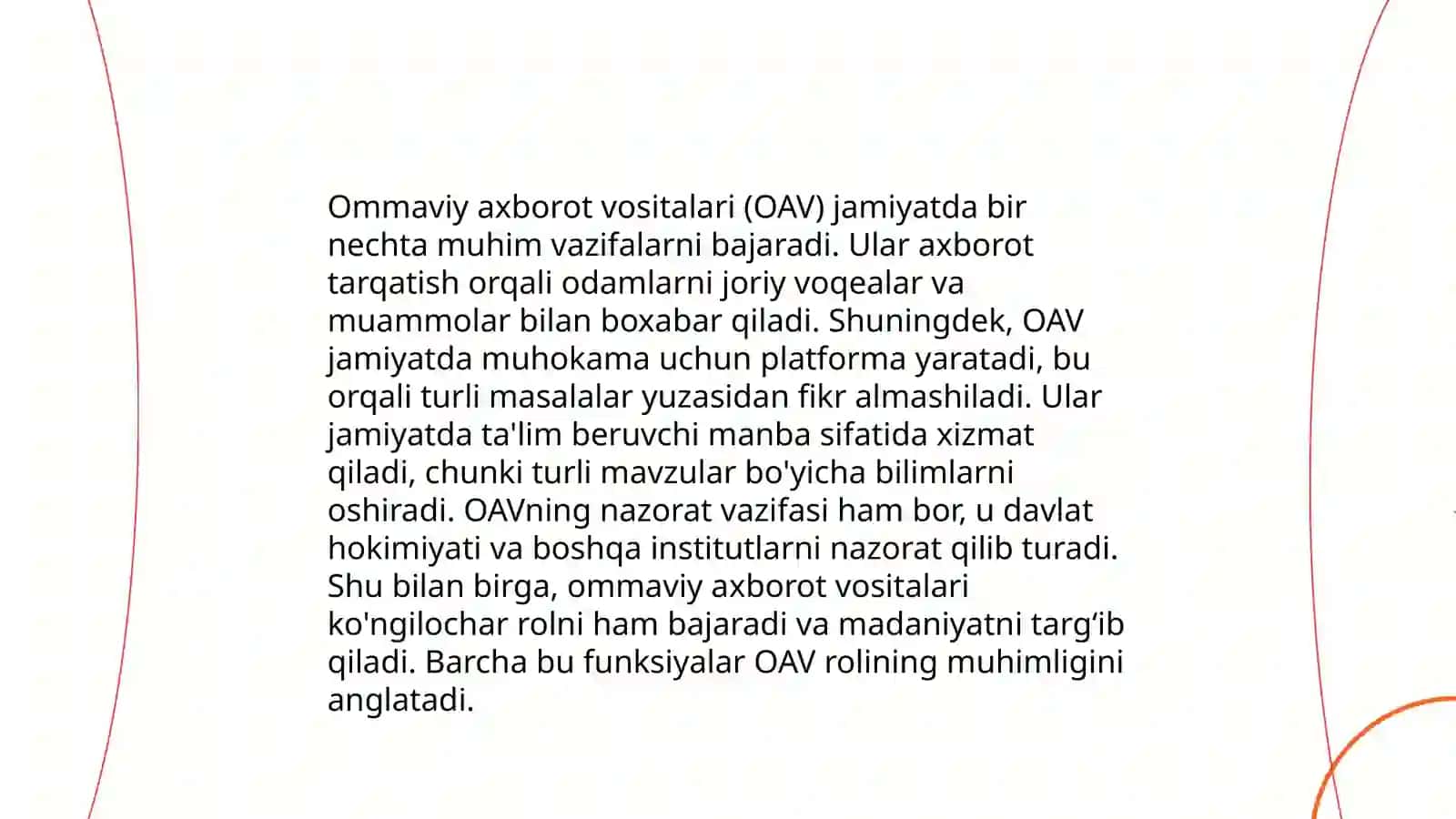 Ommaviy axborot vositalari 3