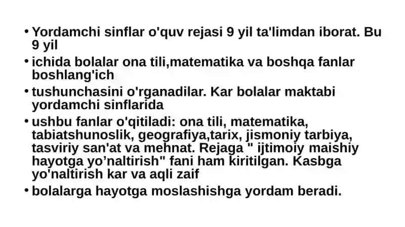 ESHITISHDA VA AQLIYRIVOJLANISHIDA NUQSONI BO'LGAN BOLALARNIO'QITISH 3
