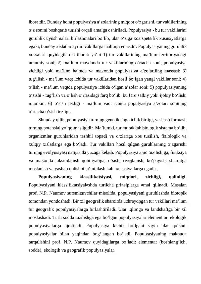 Tabiatda Dorivor O‘simliklarning Populyatsiyasi 3
