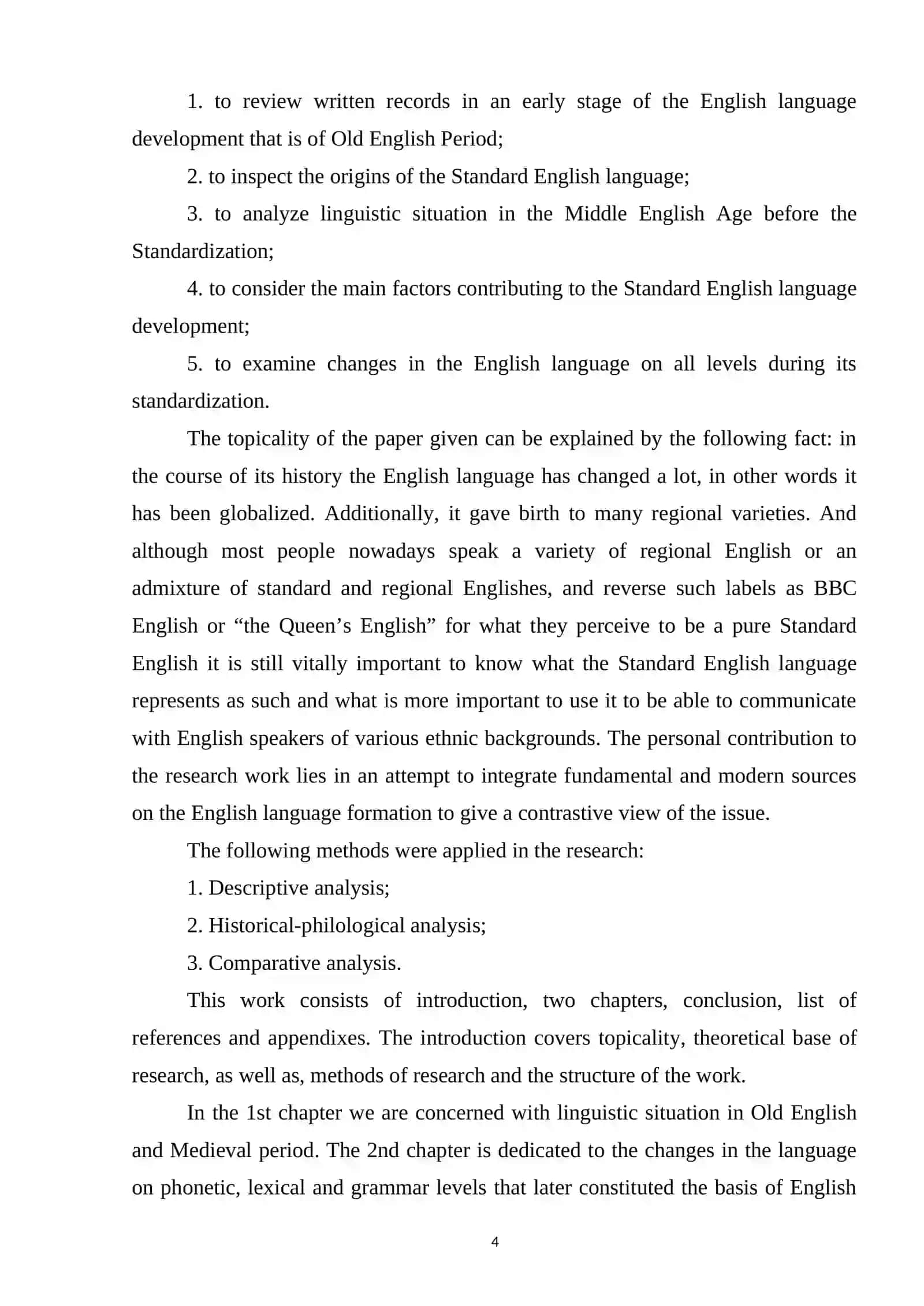 THE ORIGIN AND HISTORY OF THE ENGLISH LANGUAGE 3