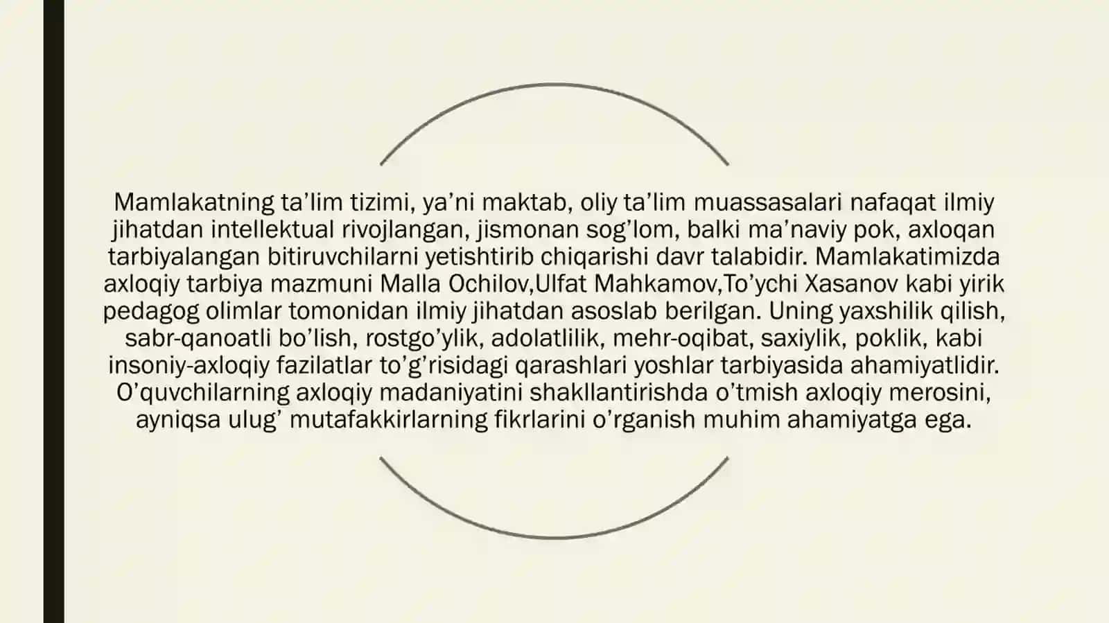 BOSHLANĜICH SINFLARDA "TARBIYA" FANINING BOSQICHMA-BOSQICH AMALIYOTGA JORIY ETISH 3