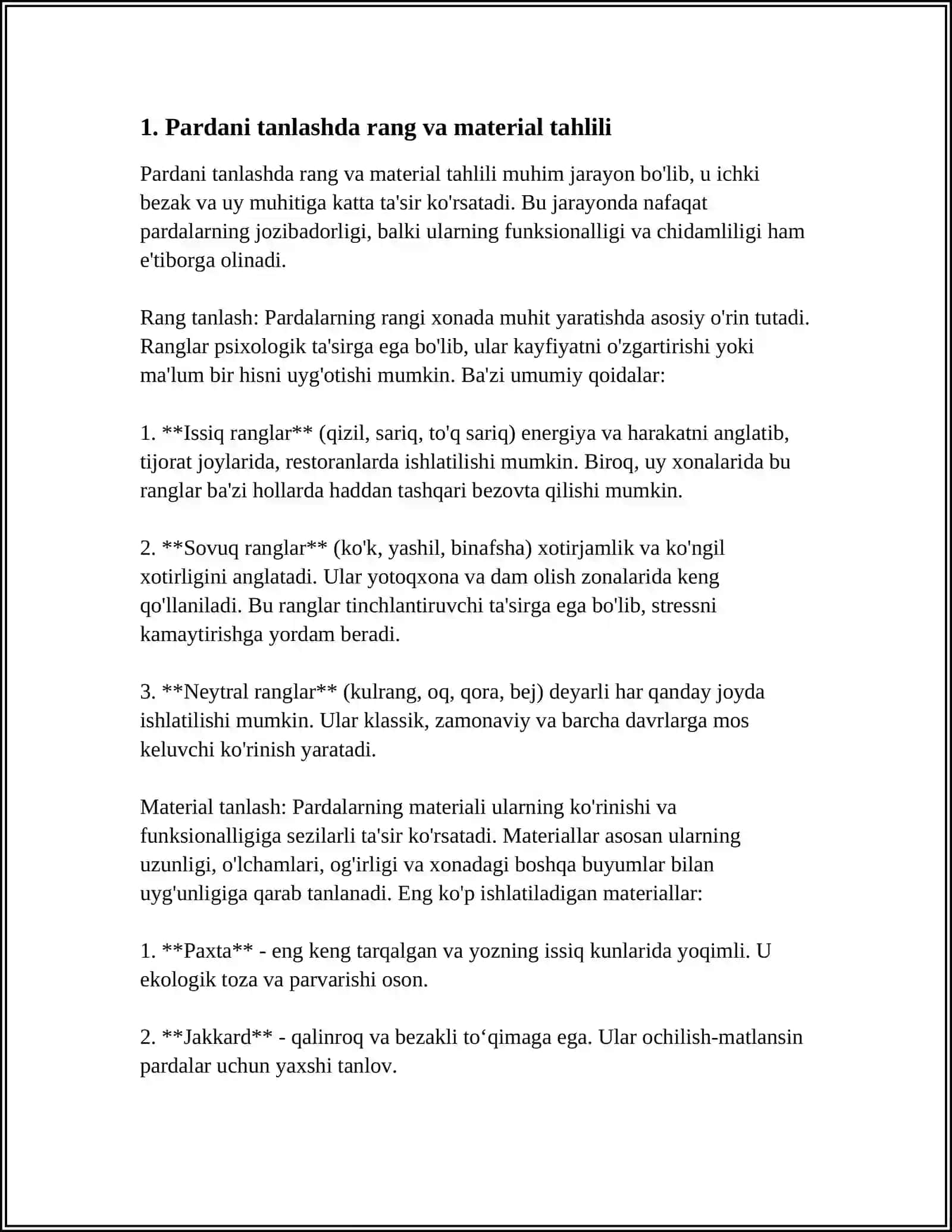 PARDA DEVORLARNING KONSTRUKTIV YECHIMLARI 3