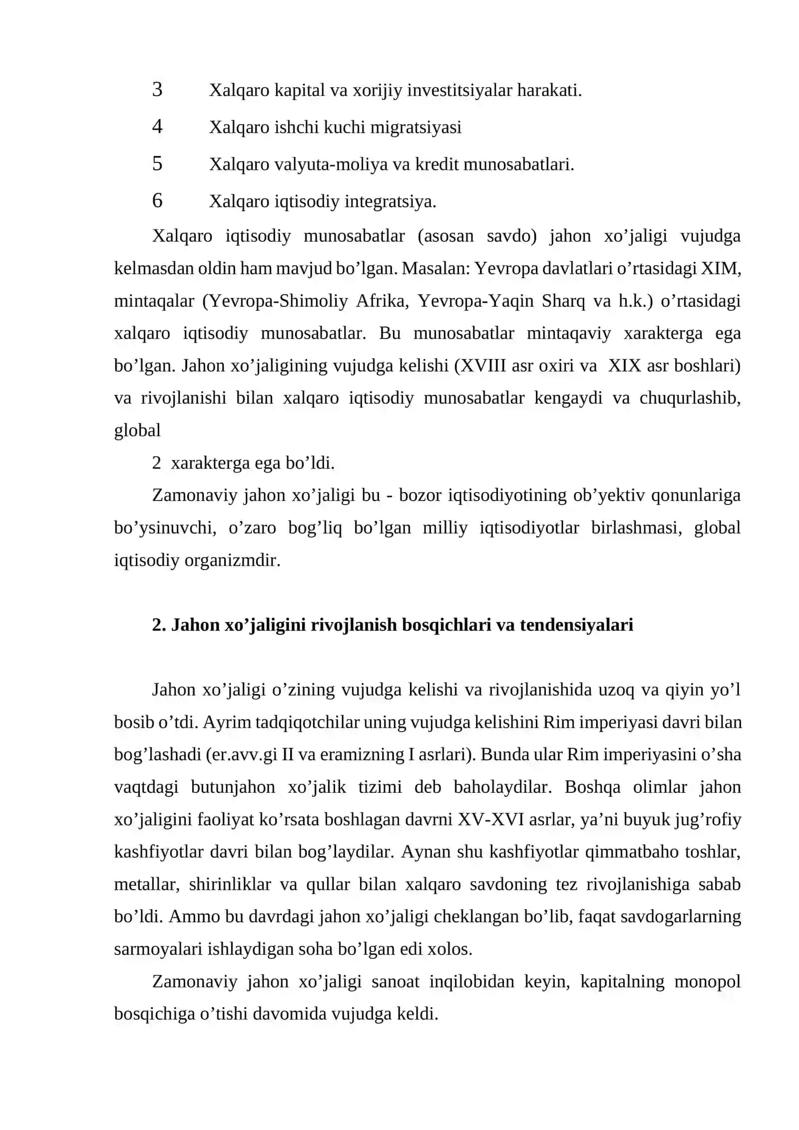 Jahon iqtisodiyoti va хalqaro iqtisodiy munosabatlar 3