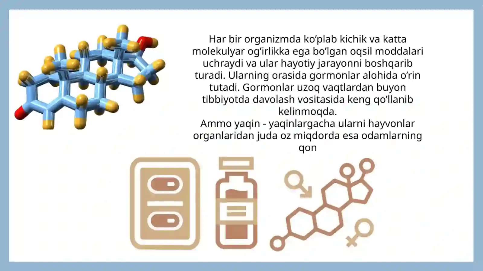 Gormonlar va ularning tuzilishi va funksiyalari.  Fermentlarning hujayrada joylashuvi Nukletoidlarning tuzilishi va funksiyalari 3