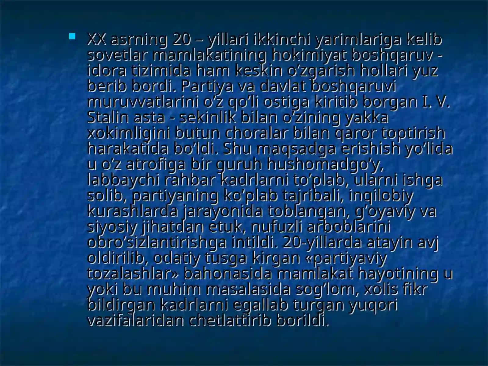 Qatag`onlik va jamoatlashtirish siyosati va uning fojeaviy oqibatlari 3