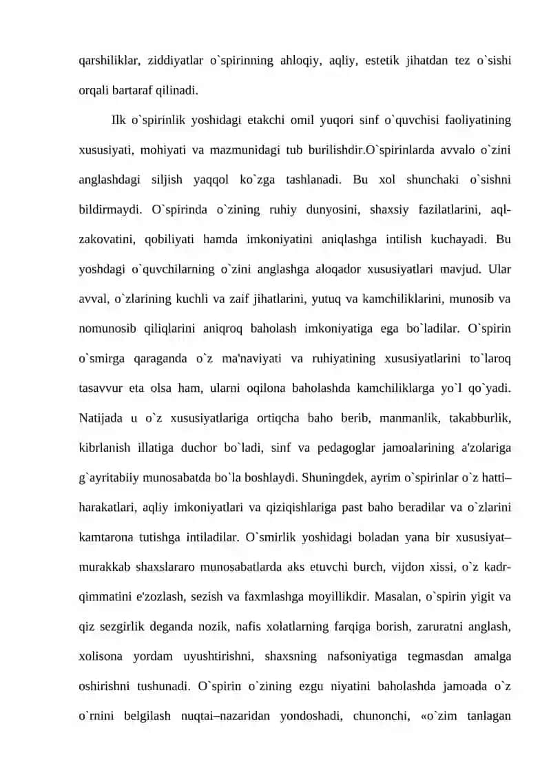 Ilk o`spirinlik davrida o`quv-kasbiy faoliyatning yetakchi faoliyatga aylanishi va kasb tanlash muammosi 3