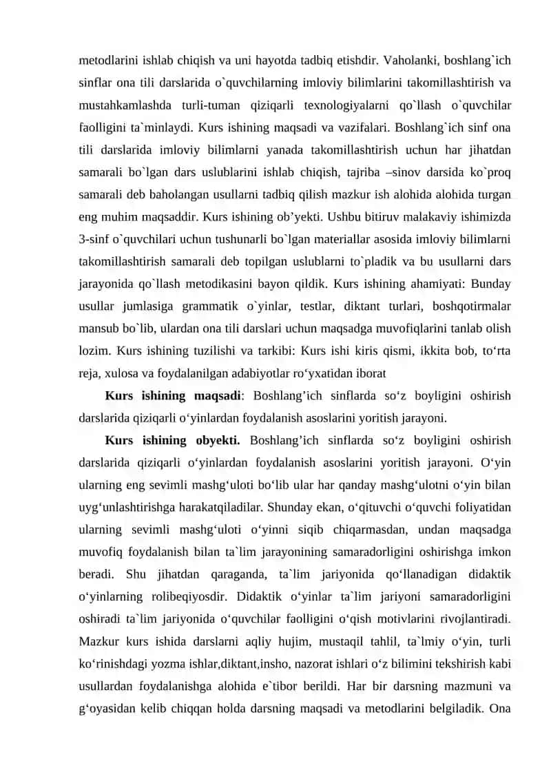 BOSHLANG‘ICH SINFLARDA SO‘Z BOYLIGINI OSHIRISH UCHUN METODLAR 3