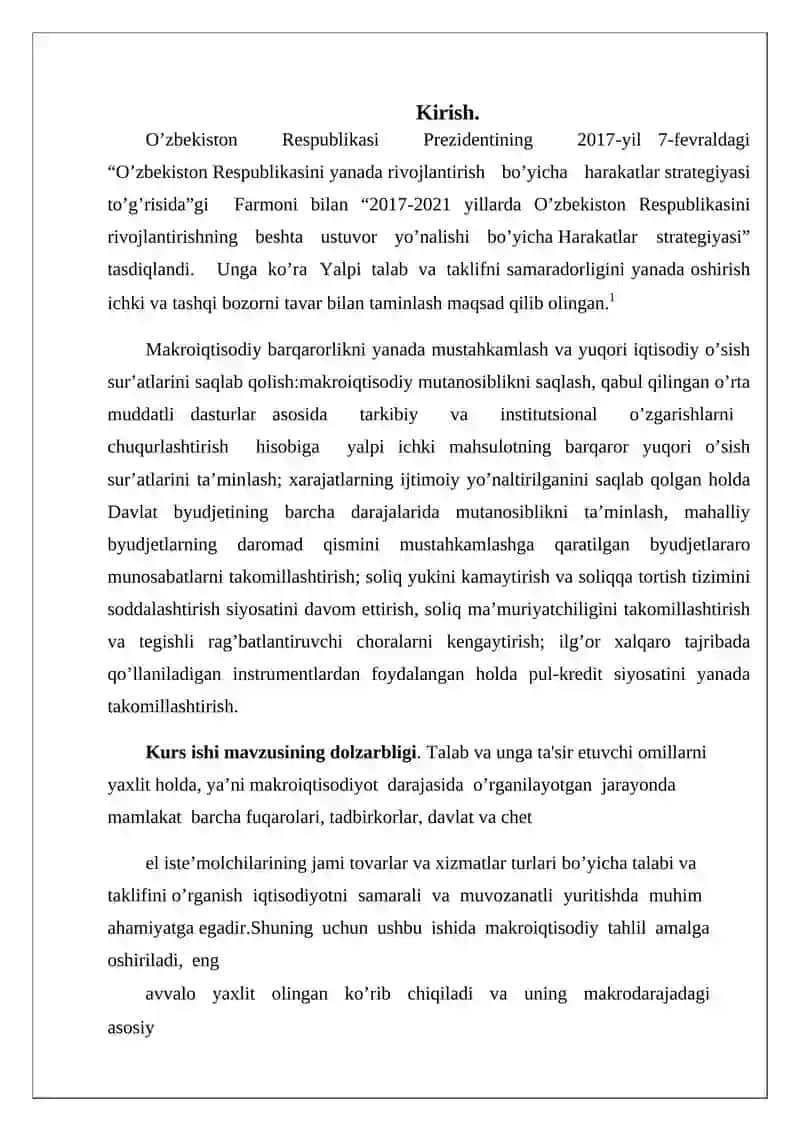 "MIKROIQTISODIYOT" FANIDAN "TALAB VA TALAB CHIZIG'I VA UNGA TA’SIR QILUVCHI OMILLAR" 3