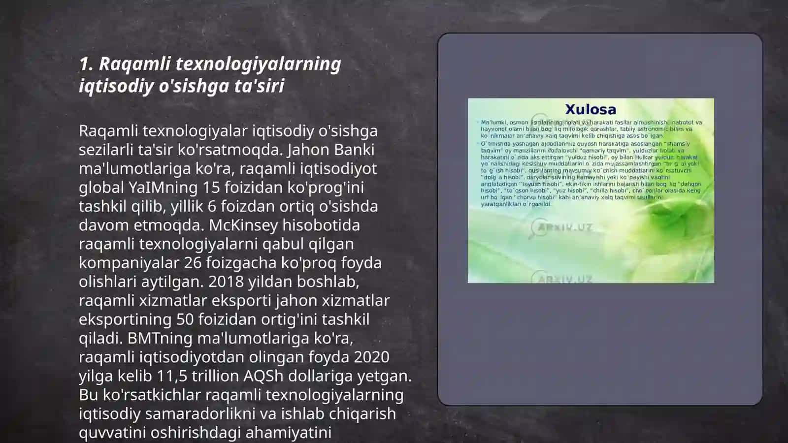 Raqamli iqtisodiyot va iqtisodiy o‘sish o‘rtasidagi o‘zaro bog‘liqlikni baholash 3
