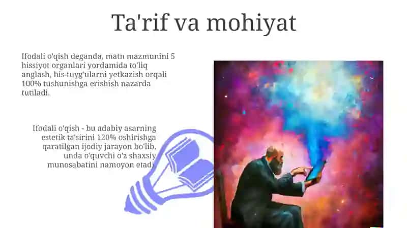 Ifodali o’qish fanining maqsad va vazifalari 3