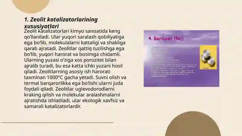 Zeolitli katalizlar 3