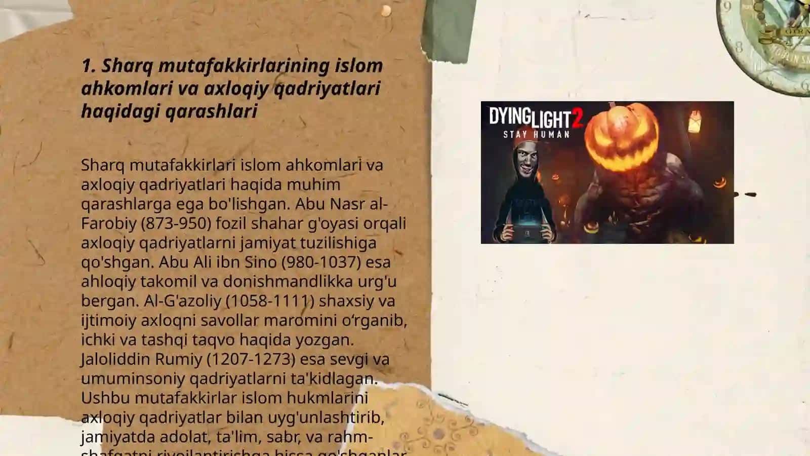 Sharq mutafakkirlarining islom dinining inson kamolotiga ta'siri haqidagi g'oyalari 3