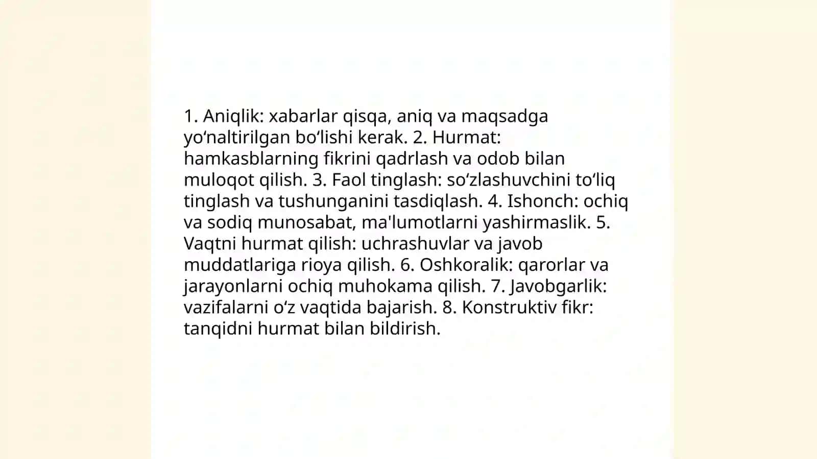 Kutubxonada jamoa ishidagi muloqot madaniyati 3
