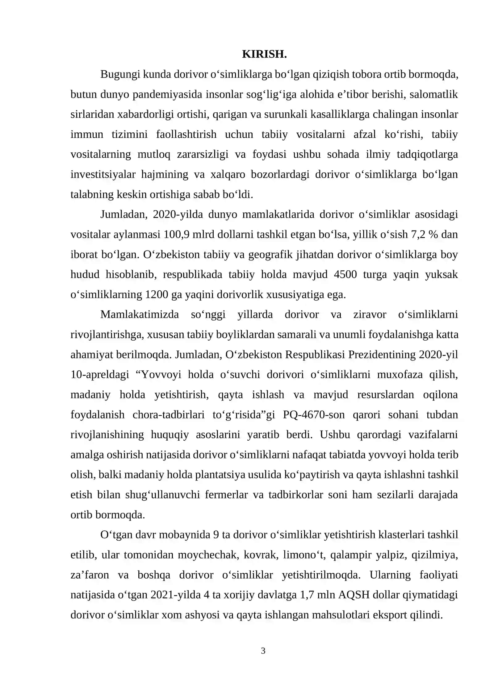 Maxalliy sharoitda yetishtirilayotgan shumgiyoh (Cistanche) o’simligining batanik tasnifi va fizologik xususiyatlari 3