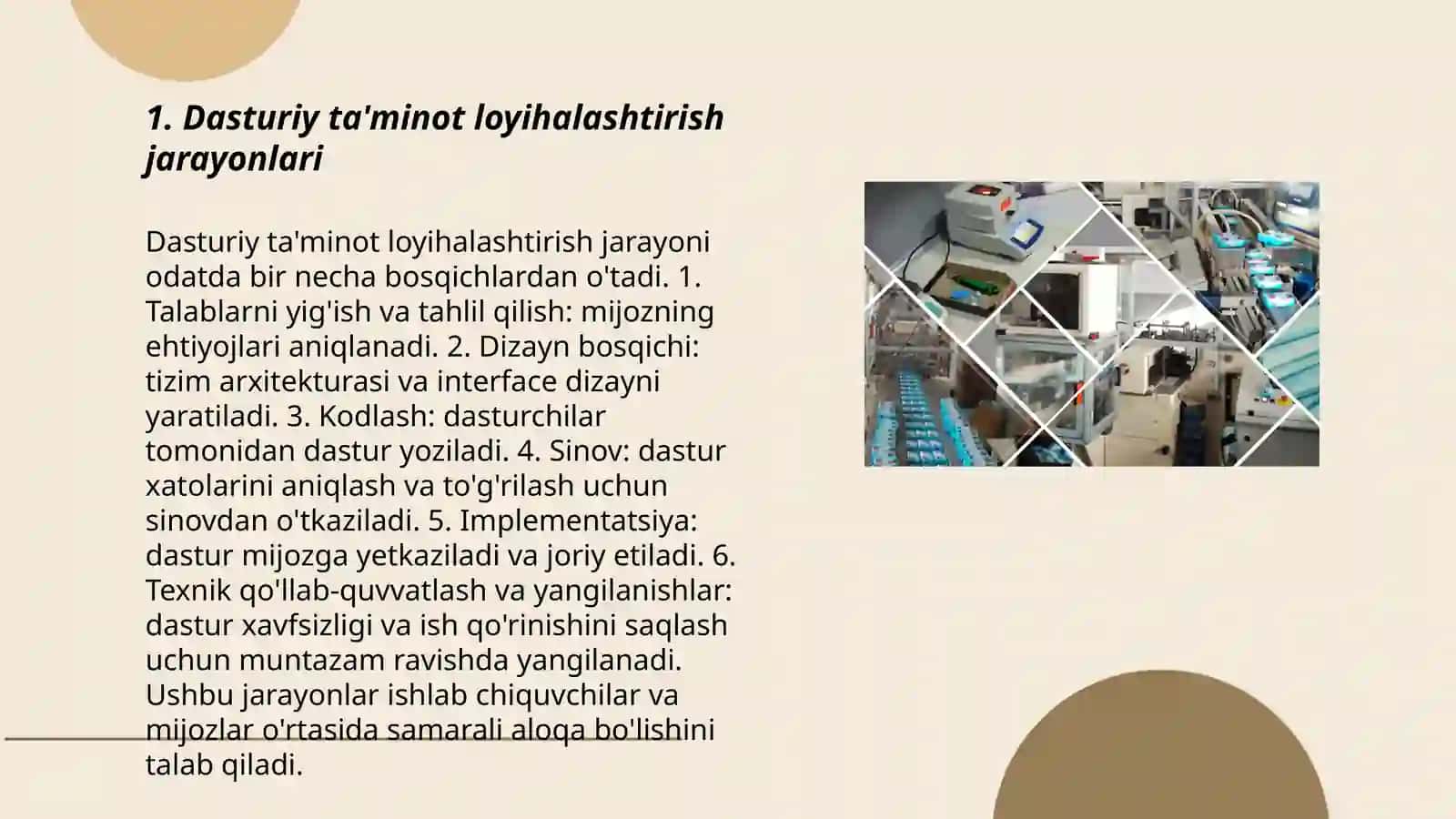 Asbob-uskunalar:dasturiy ta'minot ishlab chiqish vositalari 3