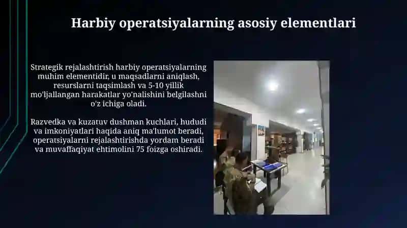 Harbiy operatsiyalarning asosiy elementlari 3