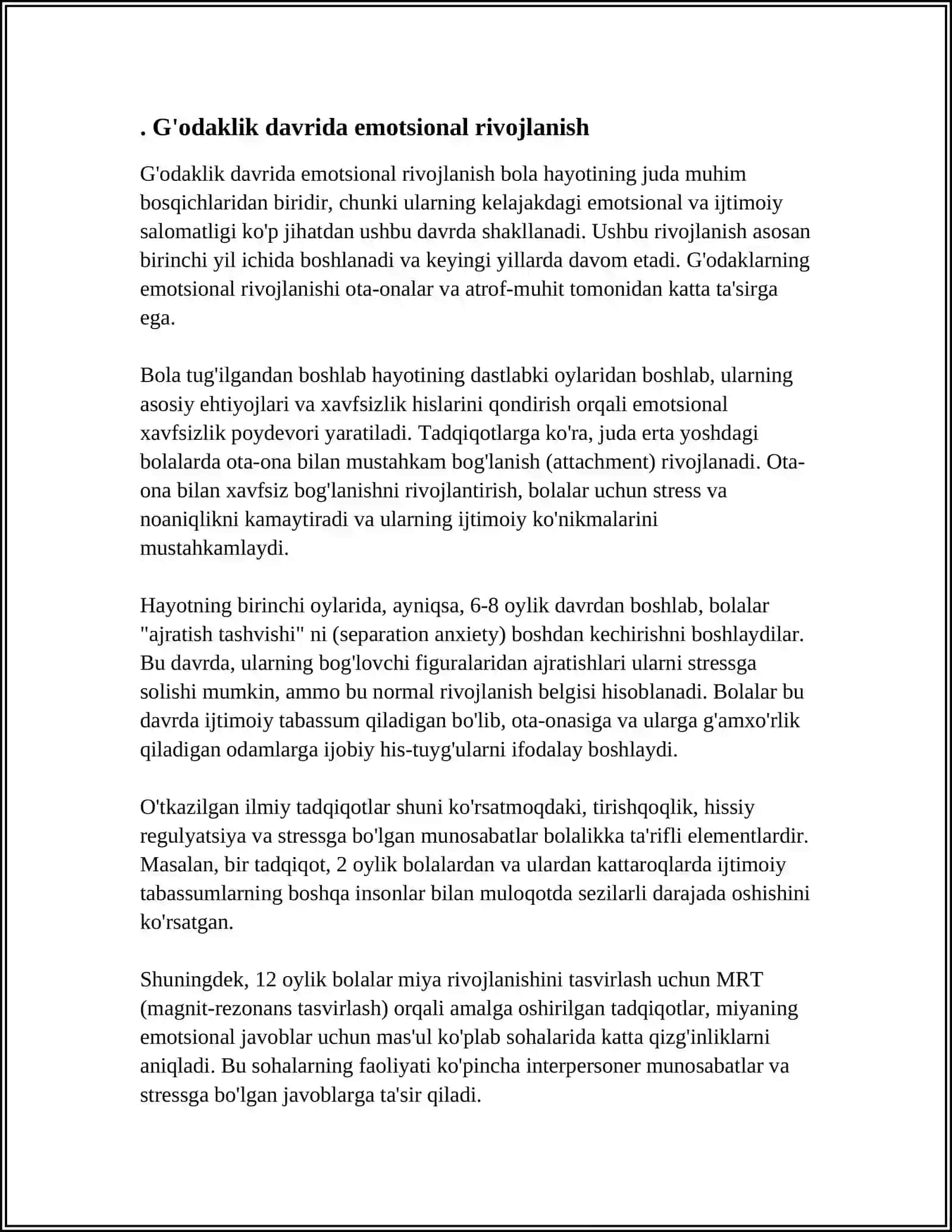 GO'DAKLIK DAVRIDAGI PSIXIK TARAQQIYOD TAHLILI 3